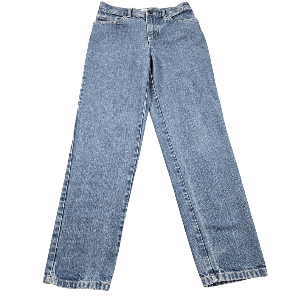 Felini Jeans Womens 4 Blue Medium Wash High Rise Straight Leg Denim 29x29